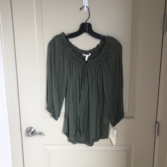 Soft Joie | Fatigue Green Blouse NWT - Picture 2 of 6